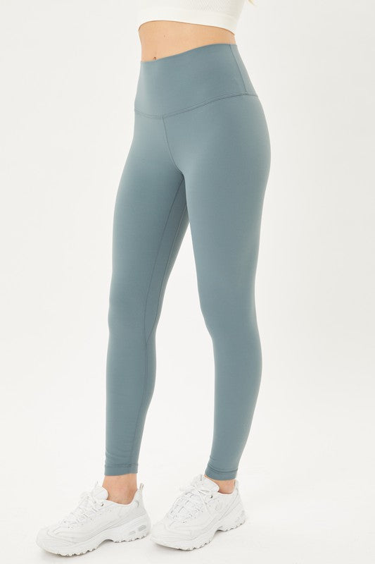 True Fit Leggings-Verdigris