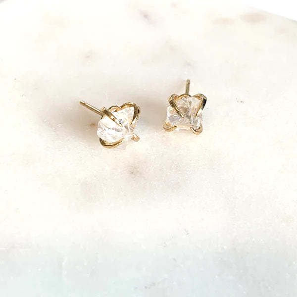 White Quartz Earrings