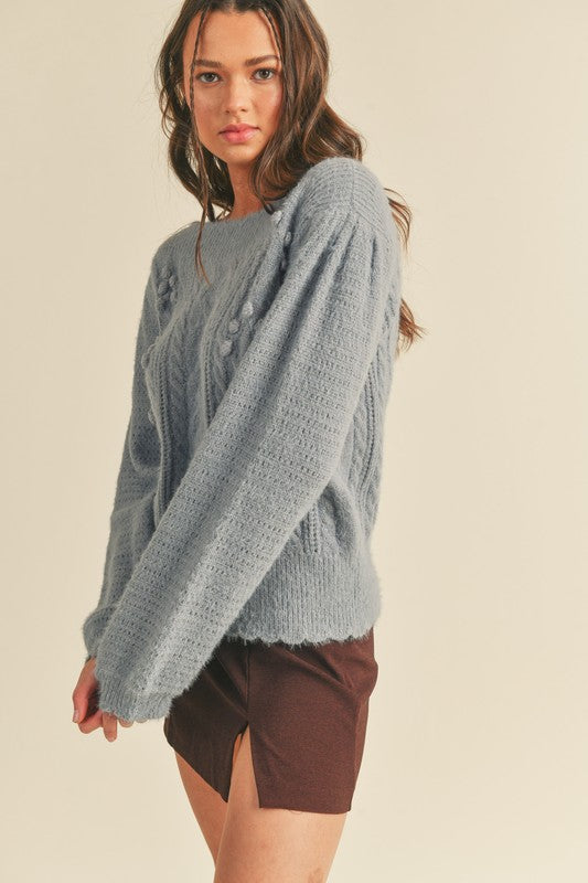 Arabella Sweater-Cloud Blue