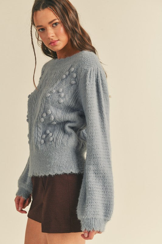 Arabella Sweater-Cloud Blue