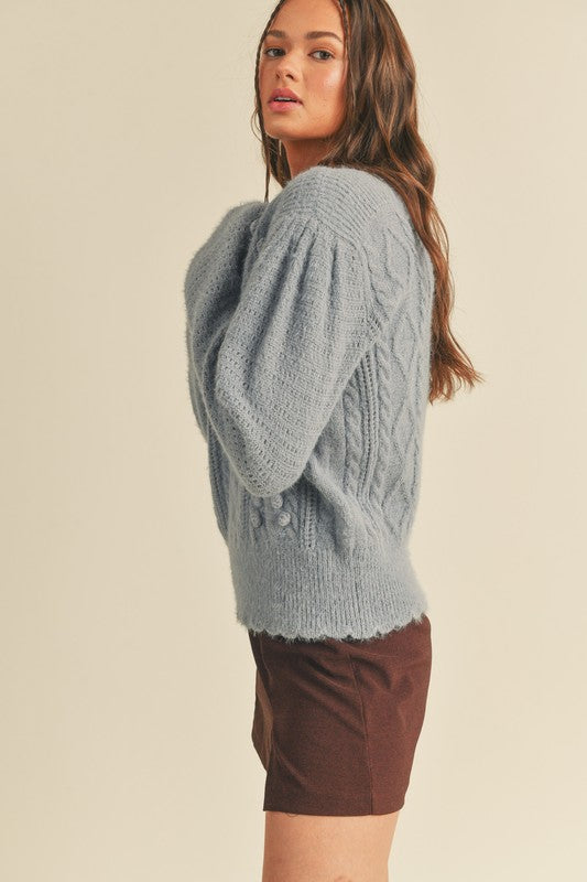 Arabella Sweater-Cloud Blue